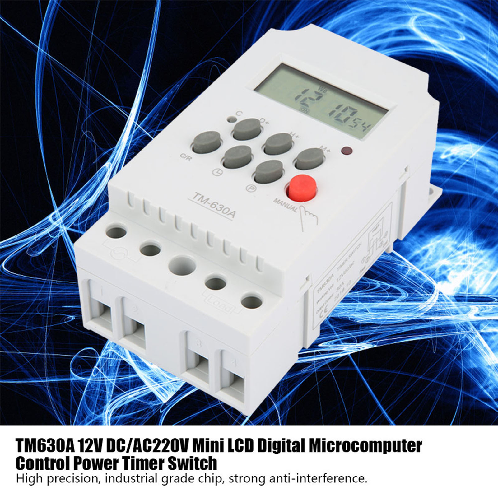 Tm630a Mini-lcd-digital-mikrocomputer-steuer-leistungs-zeitschalter (12 V Dc)