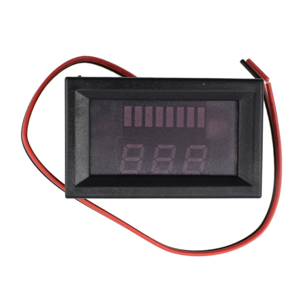 Dc 12v-60v Batteriekapazitäts-kraftstoffanzeige-messgerät-überwachungs-batteriekapazitäts-spannungsmesser-anzeige-lithium-batterie-messgerät