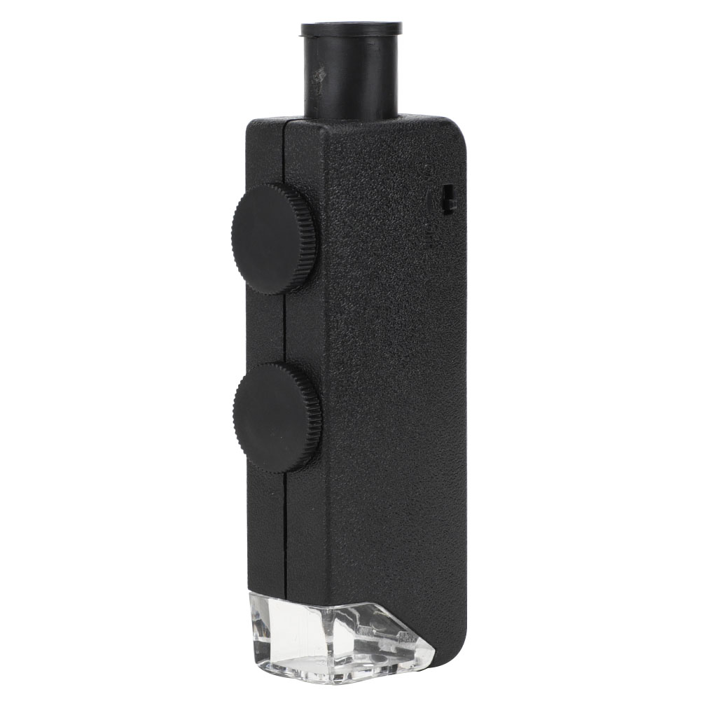 60-100x Verstellbares Tragbares Led-taschenmikroskop Mini-lupe Vergrößerungsglas Zur Beobachtung