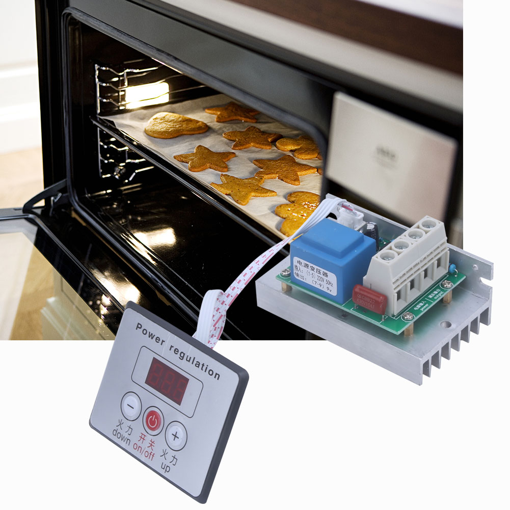 Scr-thyristor-spannungsregler 10000w 220v Für Ofen- Und Kochtopf-heizrohrsteuerung