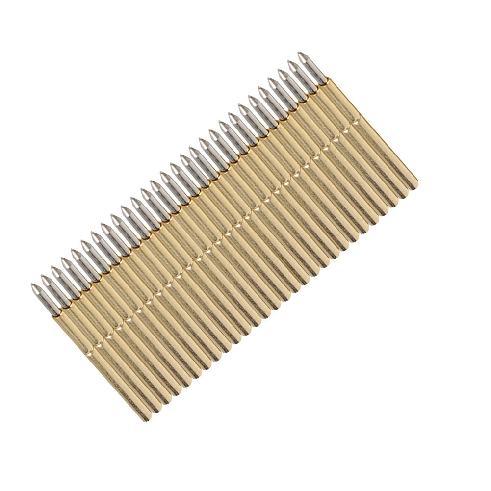 100 Stück P50j1/p50b1/p75b1/p75e2/p100e2 Federprüfspitze, Runder Pogo-pin, 3a