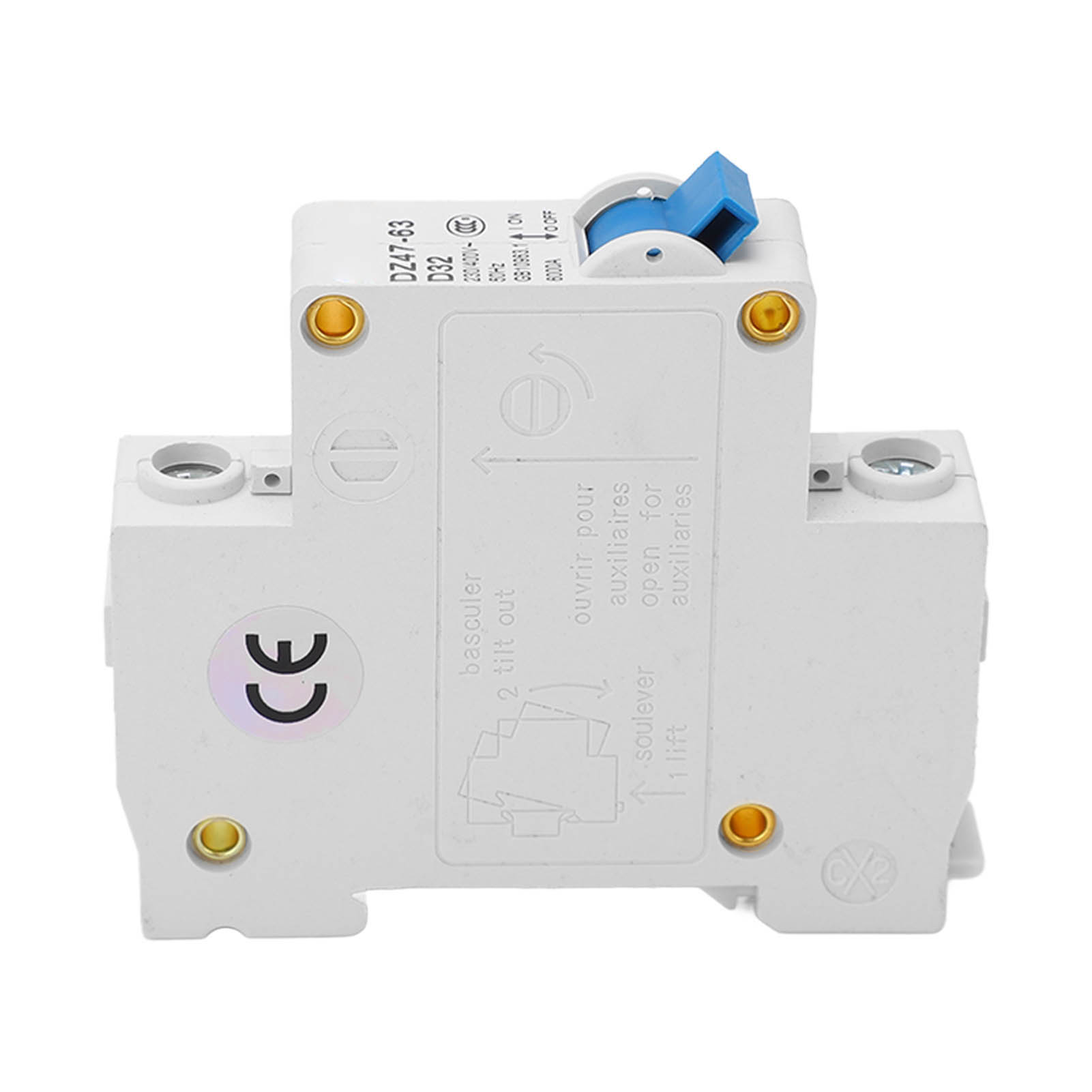 Leitungsschutzschalter (miniatur) Für Din-schiene, 1-polig, 230 V/400 V, 32 A, 6000 A Abschaltvermögen