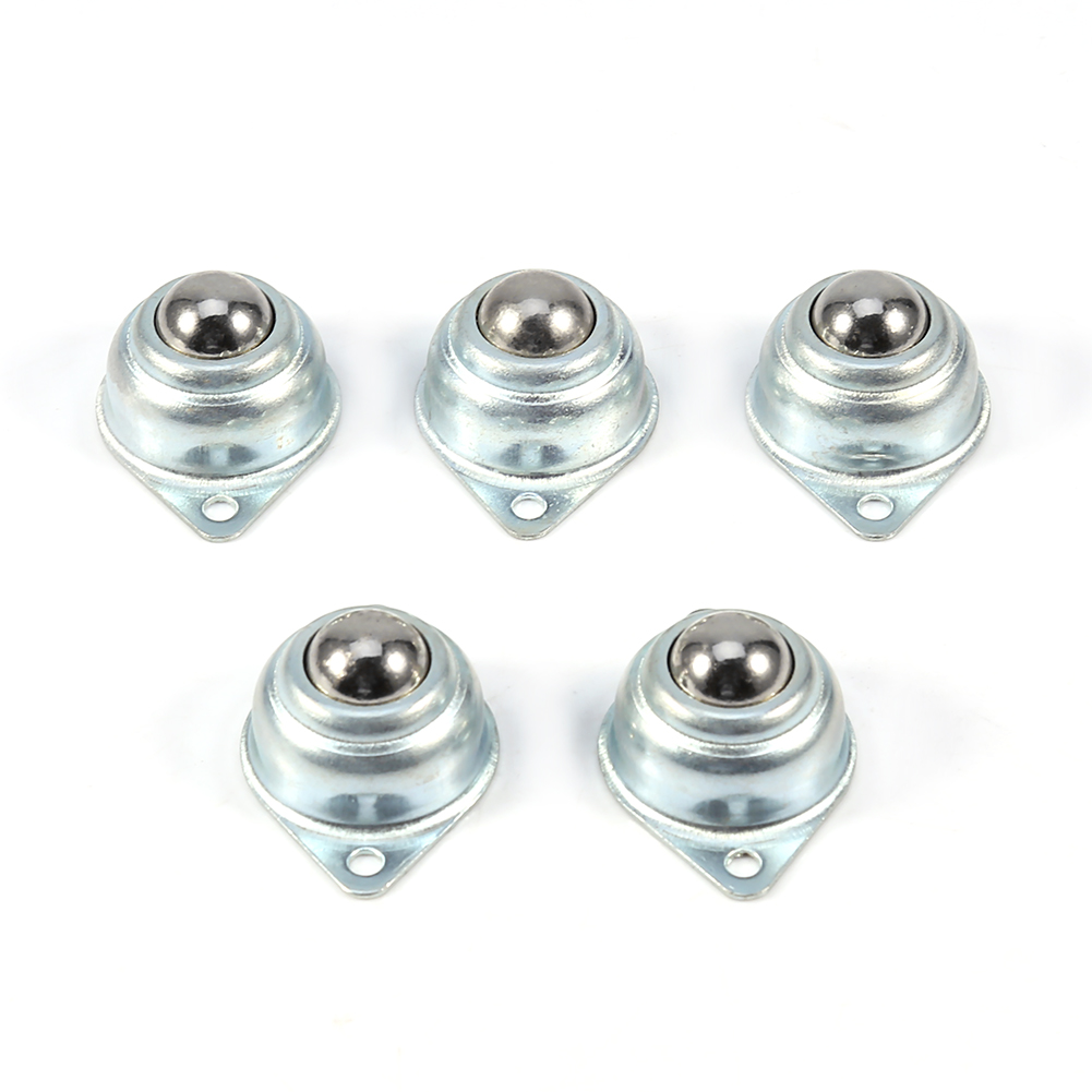5 Stück Universal-kugellager Aus Metall, Eisen Und Stahl, Mit 2 Bohrungen