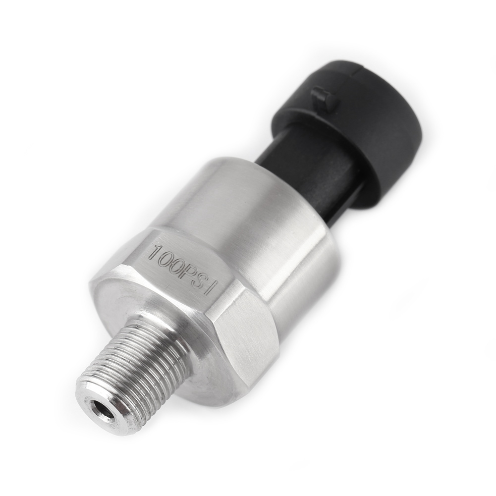 Druckmessumformer-sensor Aus Edelstahl Für Öl, Kraftstoff, Luft Und Wasser (100 Psi)