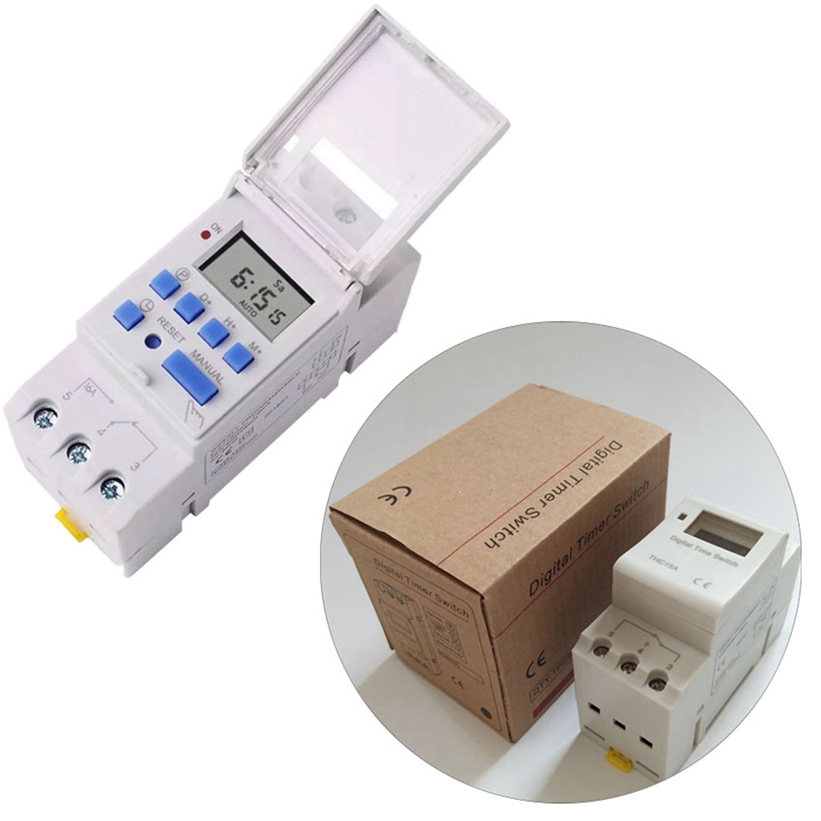 Lcd-digital-zeitschaltrelais, Programmierbarer Mikrocomputer Mit Digitaler Anzeige, 220 V, 16 A