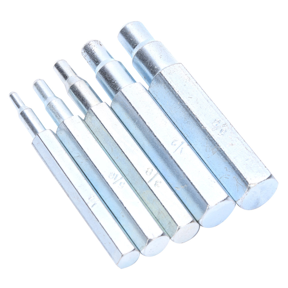 5-teiliges Stanzwerkzeug-set Ct-193 Aus Legiertem Stahl, 1/4 Bis 5/8 Zoll, Für Kupfer Und Aluminium