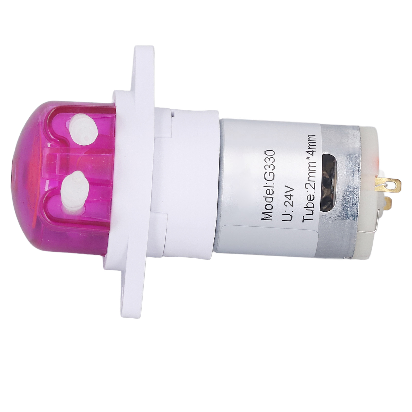 Peristaltikpumpe Mini Dc Mikro-zirkulationspumpe Elektrisch Selbstansaugend Flüssigkeitsdosierpumpe 5000 U/min 24 V 53 Ml/min 130 A