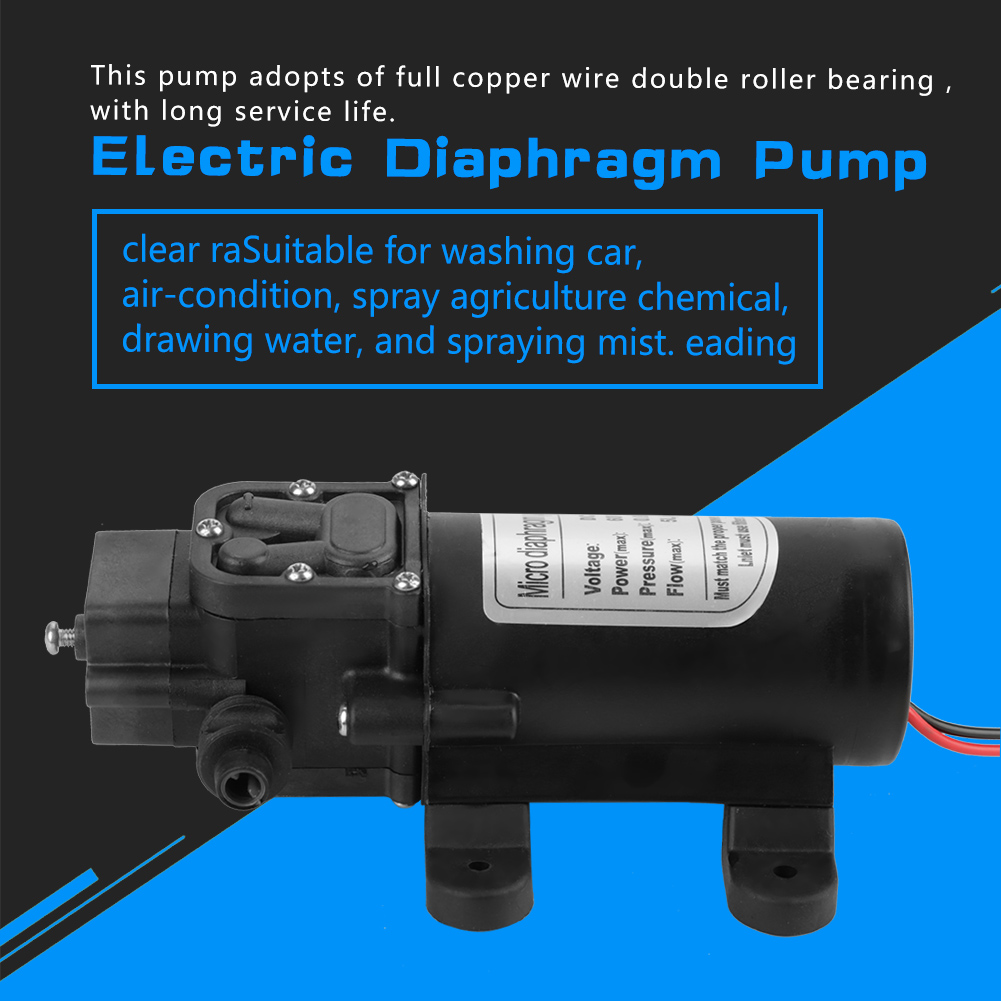 Dc24v 60w 5l Min Miniatur-hochdruck-elektromembran-selbstansaug-wasserpumpe