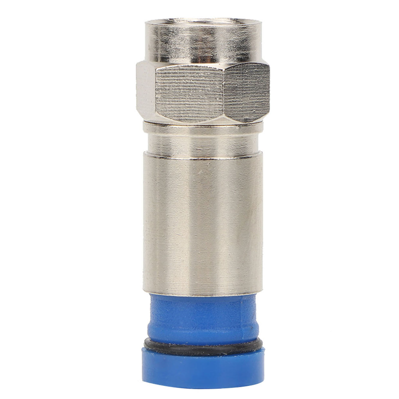 10 Stück Rg6 Uk Quetschstecker Typ F Kabel Antennen-video-satellitenadapter (f-004)
