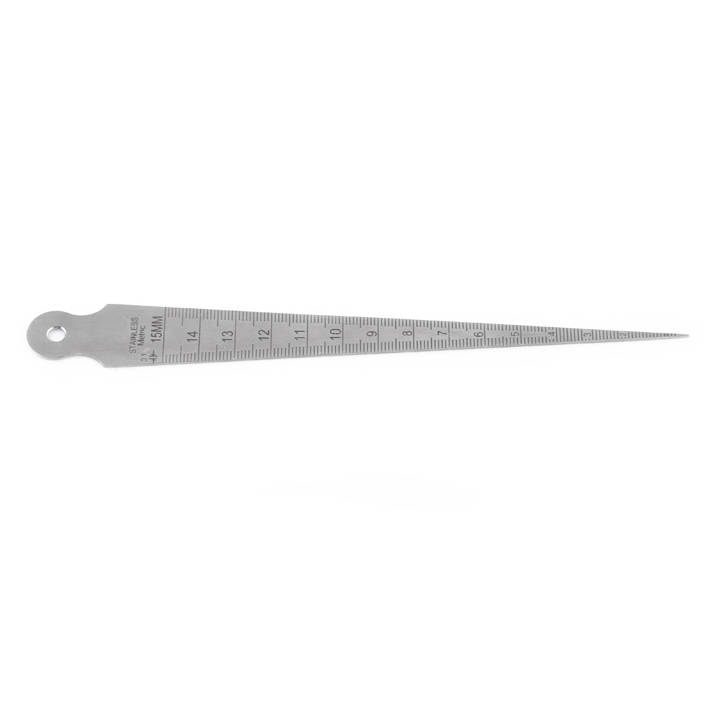 1-15 Mm Edelstahl-kegellehre Mit Öffnungsskala Und Fühlerloch (metrisch/imperiale Maße)