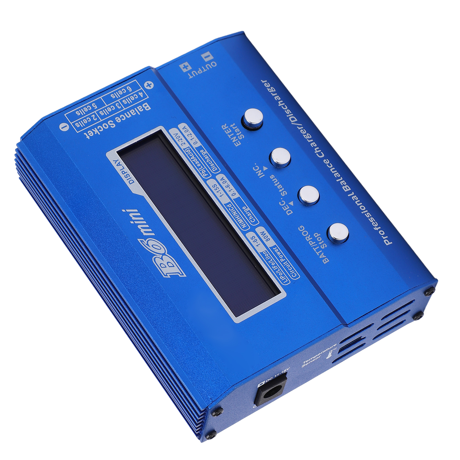 Intelligentes Ladegerät Für Lipo- Und Lithium-akkus Mit Balancer Und Entladefunktion, 80 W, 6 A, Dc 11–18 V