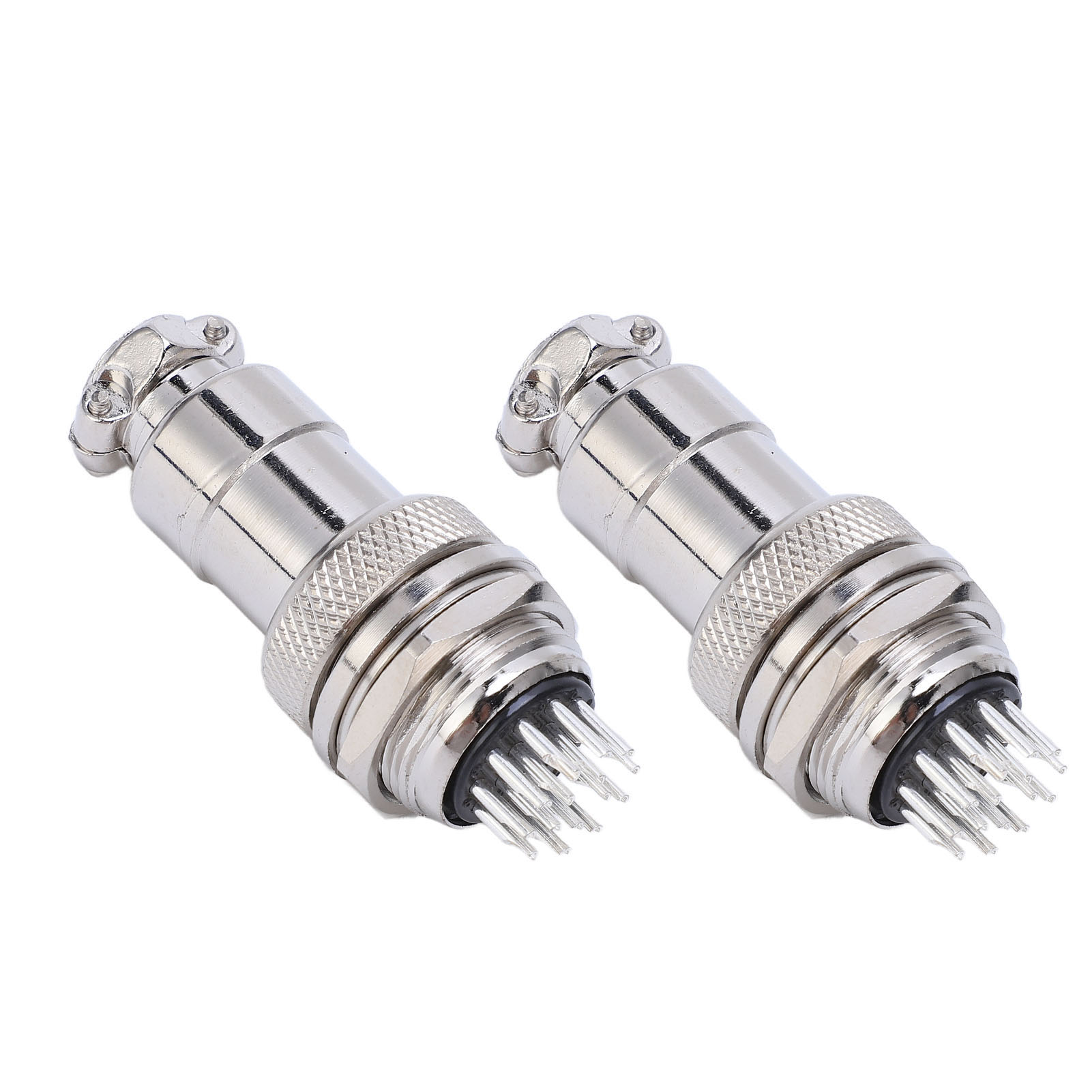 2 Stück Luftfahrtsteckverbinder Aus Zinklegierung, Stecker Und Buchse, 20 Mm, Ac/dc 250 V, 15-polig