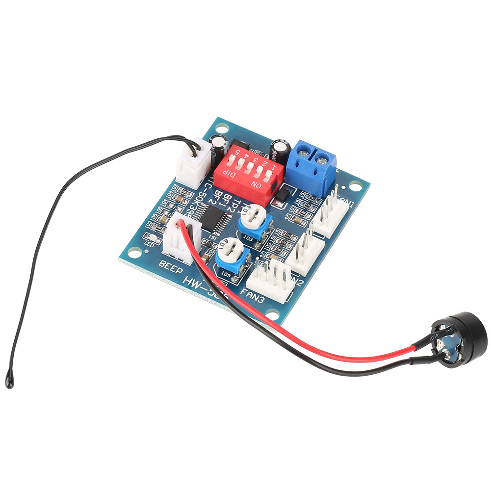 Dc 12v Vierdraht-thermostat Pwm Lüfterdrehzahlreglermodul Für Pc