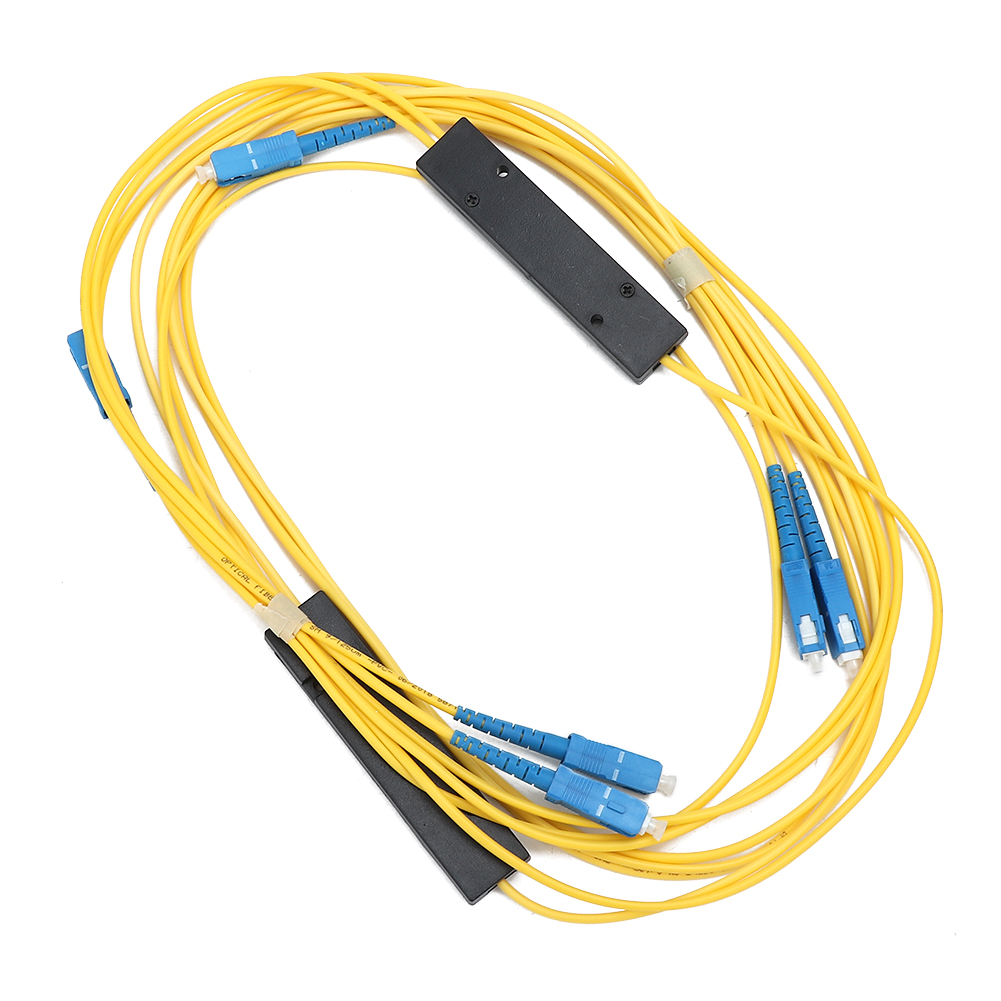 2 Stück 1x2 Glasfaser-splitter, Einfügedämpfung Max. 3,8 Db, Kanalgleichmäßigkeit Max. 0,6 Db