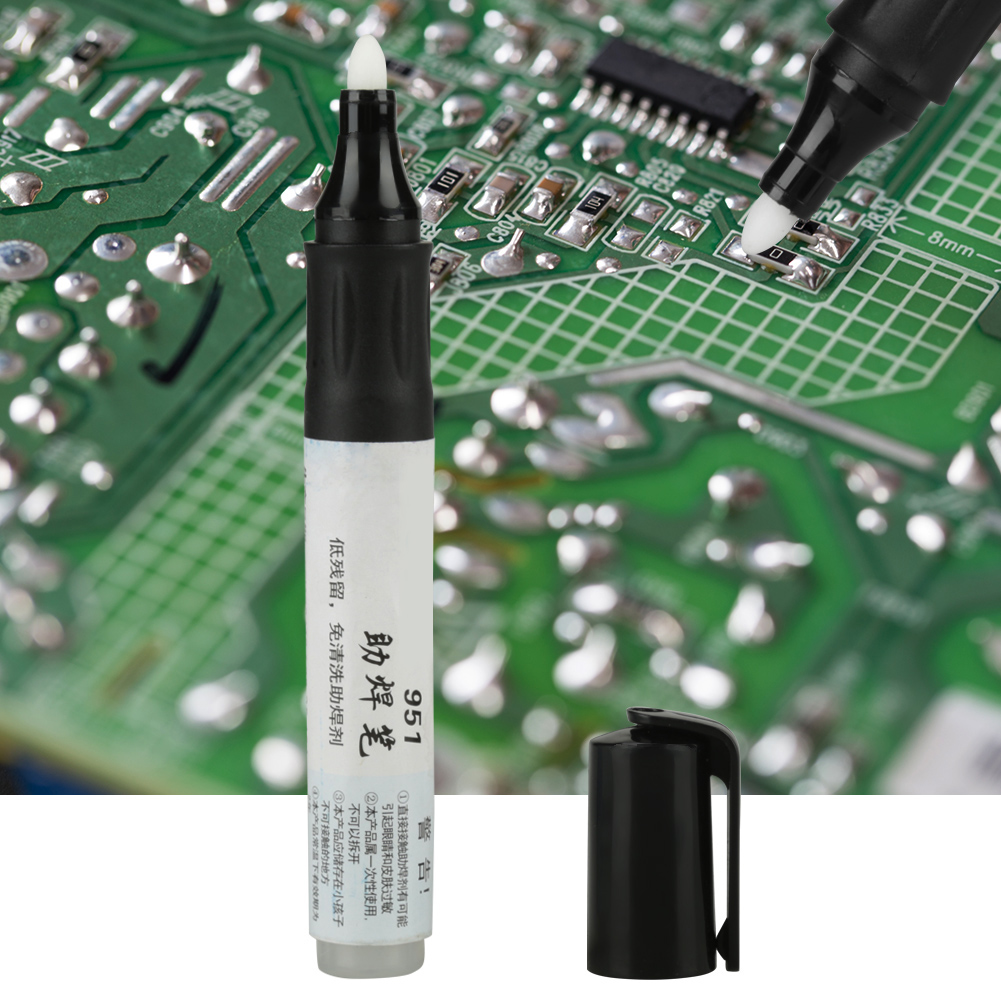 1 Stück 13 Cm 951 Lötflussmittelstift Mit Niedrigem Feststoffgehalt, Nicht Sauber, Für Solarzellenpaneele