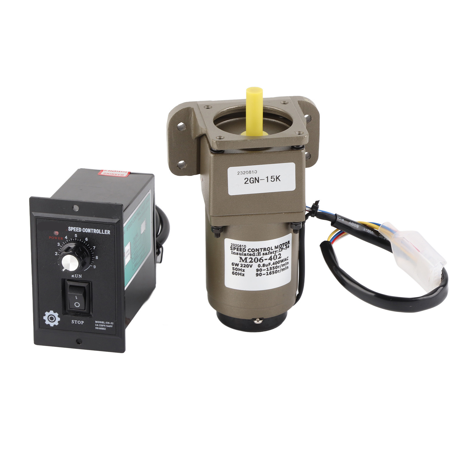 Wechselstrom 220v 6w Einphasen-asynchron-getriebemotor Mit Einstellbarer Untersetzung (15k)