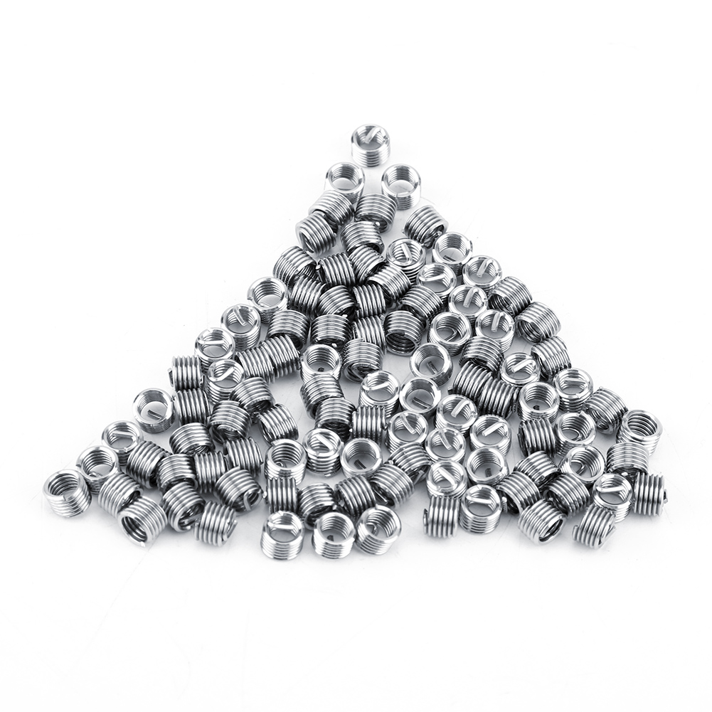 100 Stück M4 Edelstahl Ss304 Spiralgewindeeinsätze (m40,71,5 D)