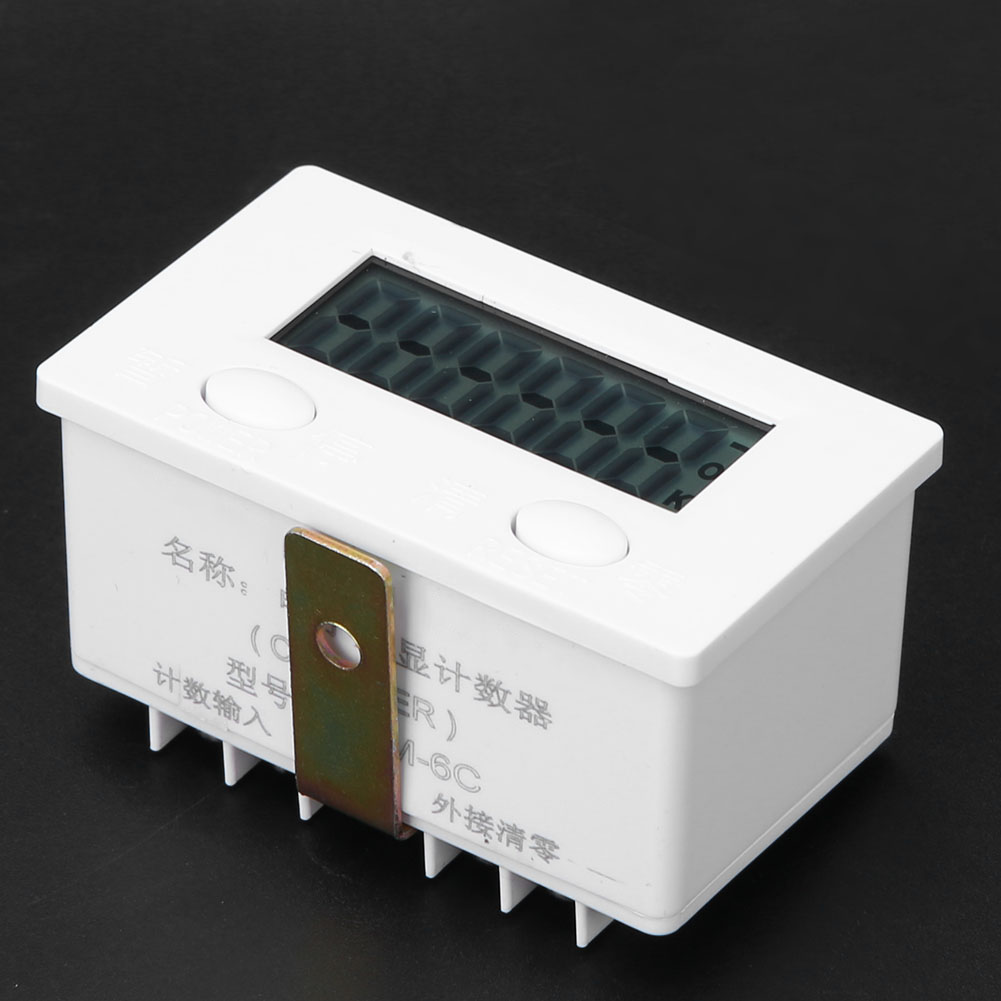 Berm Magnetinduktions-kunststoffzähler, 6-stellige Digitalanzeige 0-999999 Mit Schalter Bem-6c12φ