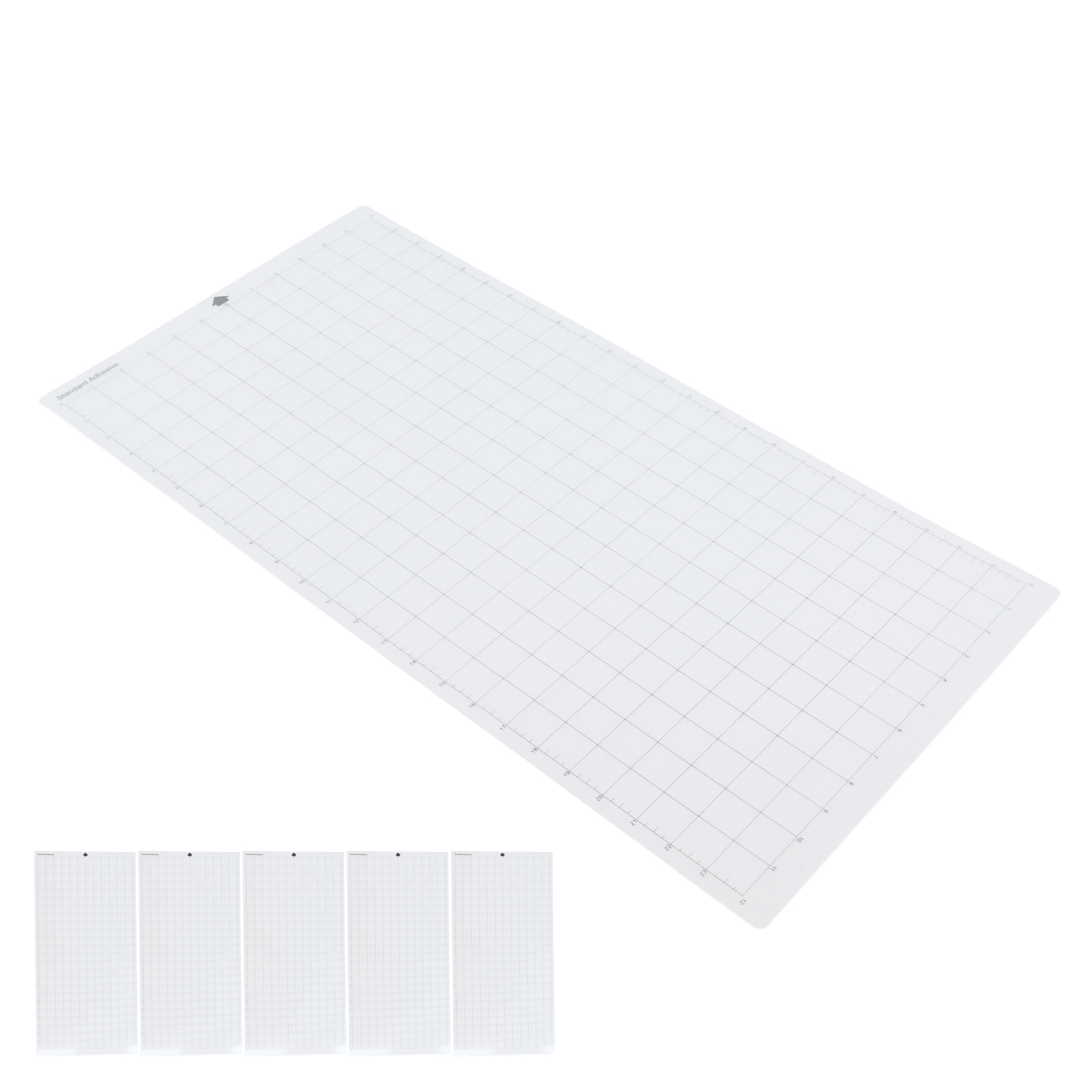 5 Stück Schneidematte Aus Pvc Mit Rutschfester, Transparenter Und Hochelastischer Gitterstruktur Für Bastelpapier