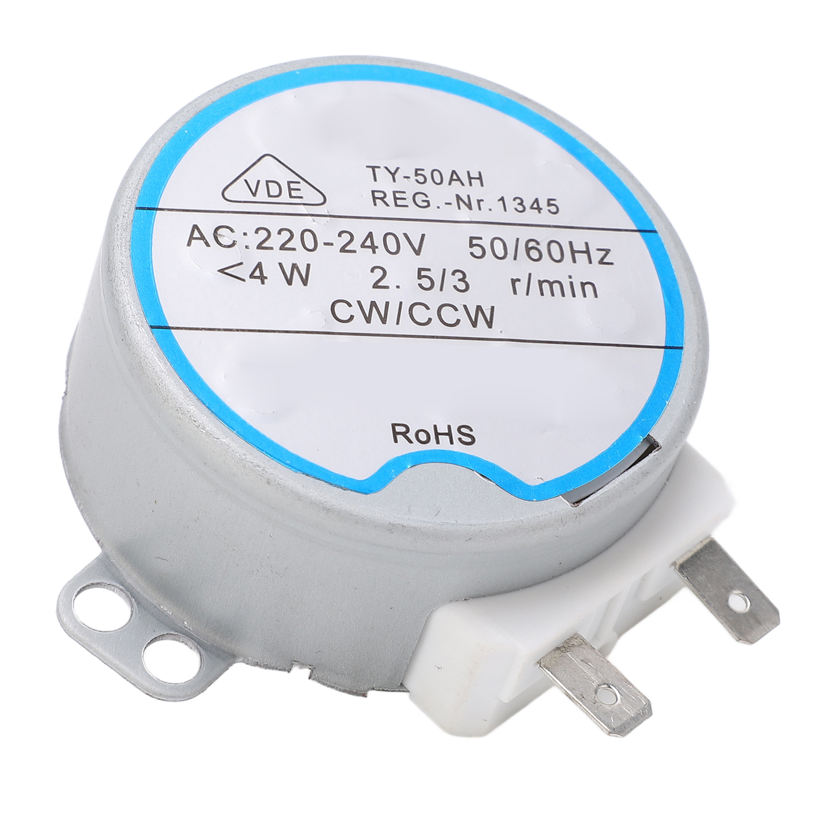 Mini-synchronmotor Aus Edelstahl, Geräuscharm, Unidirektional, Cw/ccw-motor, 220–240 V Wechselstrom