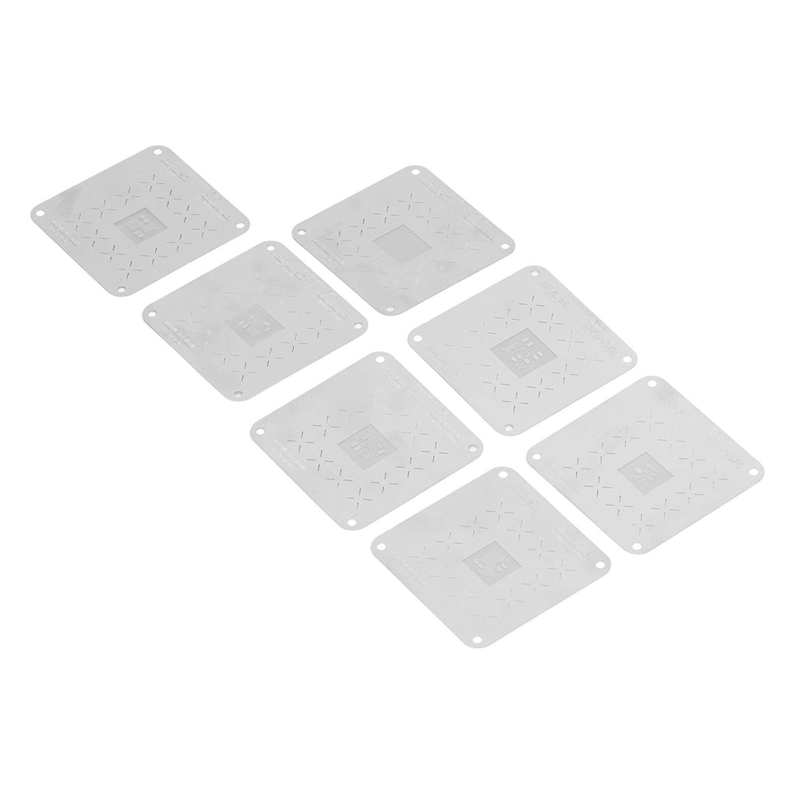 Starkes Magnetisches Pflanzwerkzeug Aus Zinn, Edelstahl-reballing-netz-set Für Die Handy-reparatur (qualcomm-cpu-stahlnetz)
