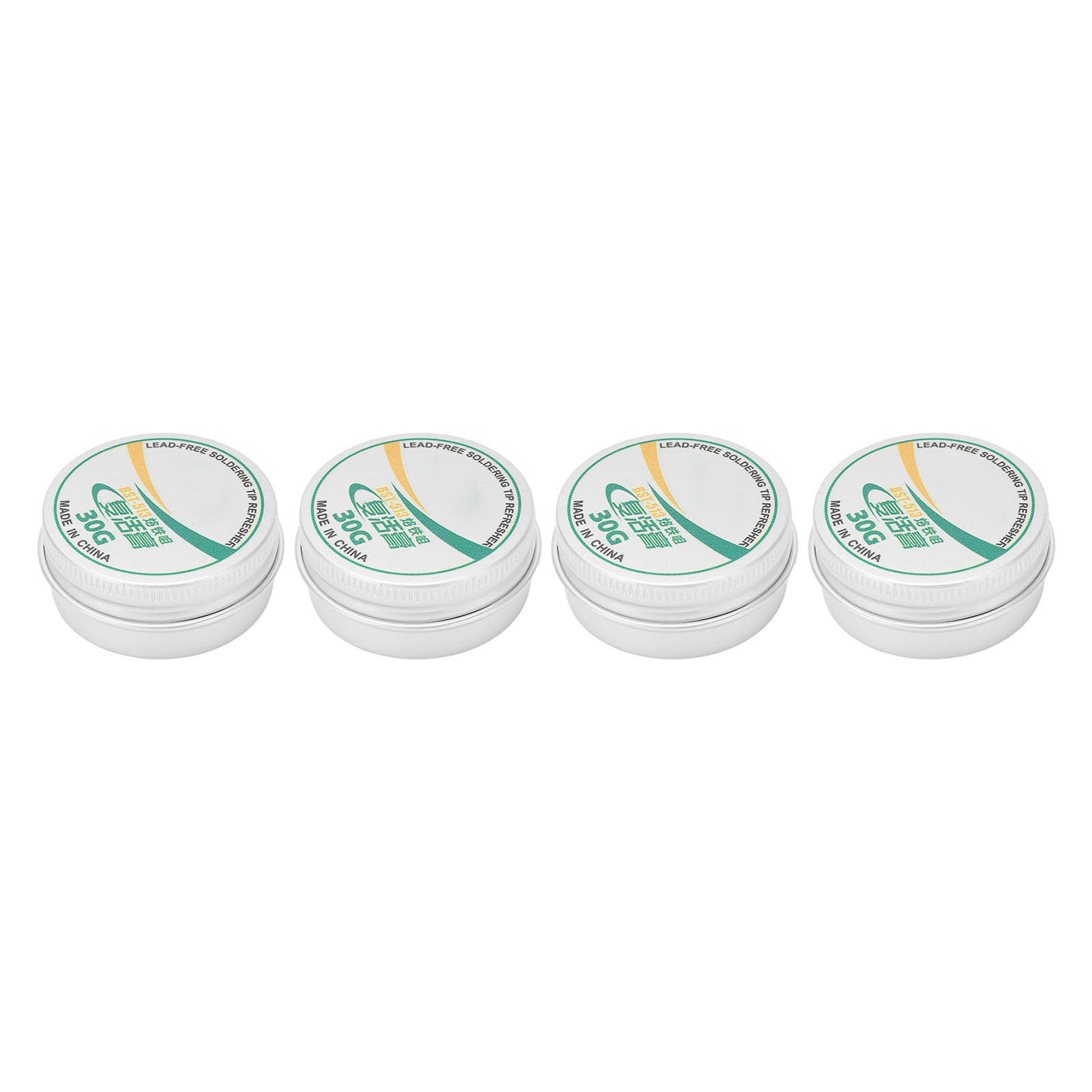 4 Stück Lötspitzen-reinigungspaste, Zinnpulver, Wiederbelebung Von Lötspitzen Mit Oxidiertem Lötkolbenkopf, 30 G