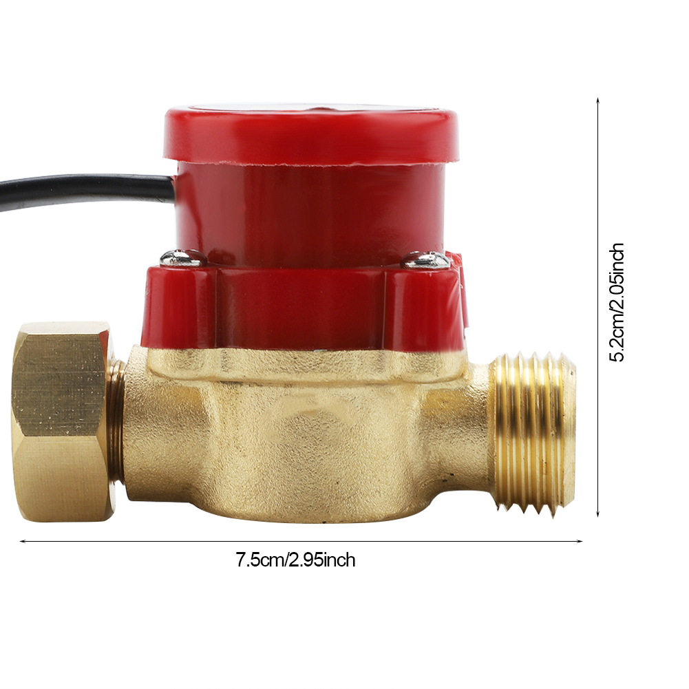 1 Stück Ht-60 Ac220v 0,5a G1/2"-1/2" Gewinde Wasserpumpen-durchflusssensor-schalter