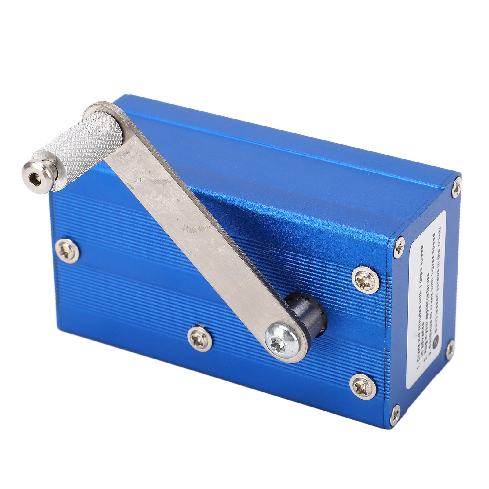 Handkurbelgenerator Mit Cob-lampe, Tragbarer Usb-notstromgenerator Mit Ladegerät Für Den Außenbereich