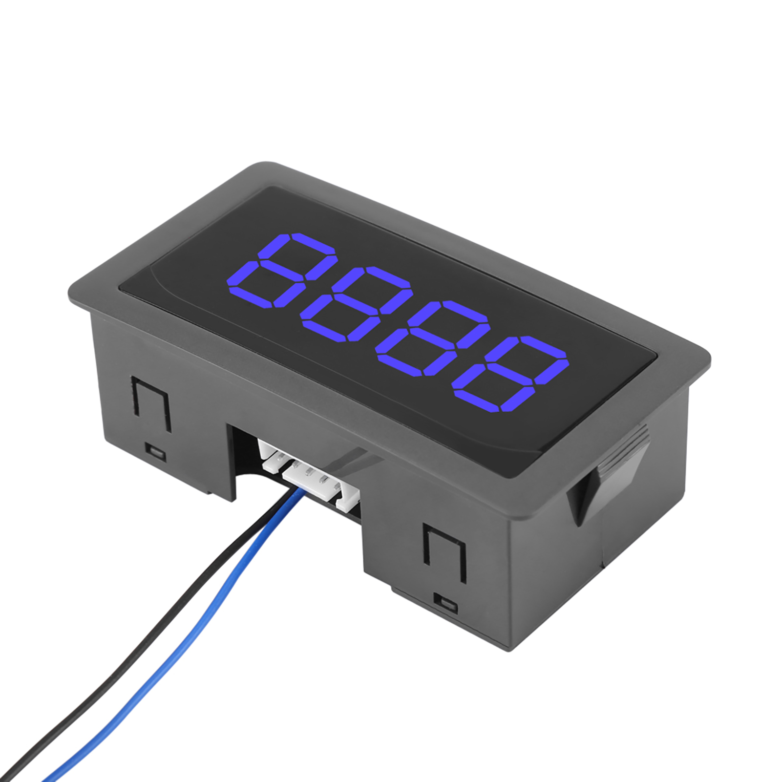 Dc-led-digitalanzeige, 4-stellig, 0-9999, Auf-/abwärts, Plus/minus, Panelzähler, Blau