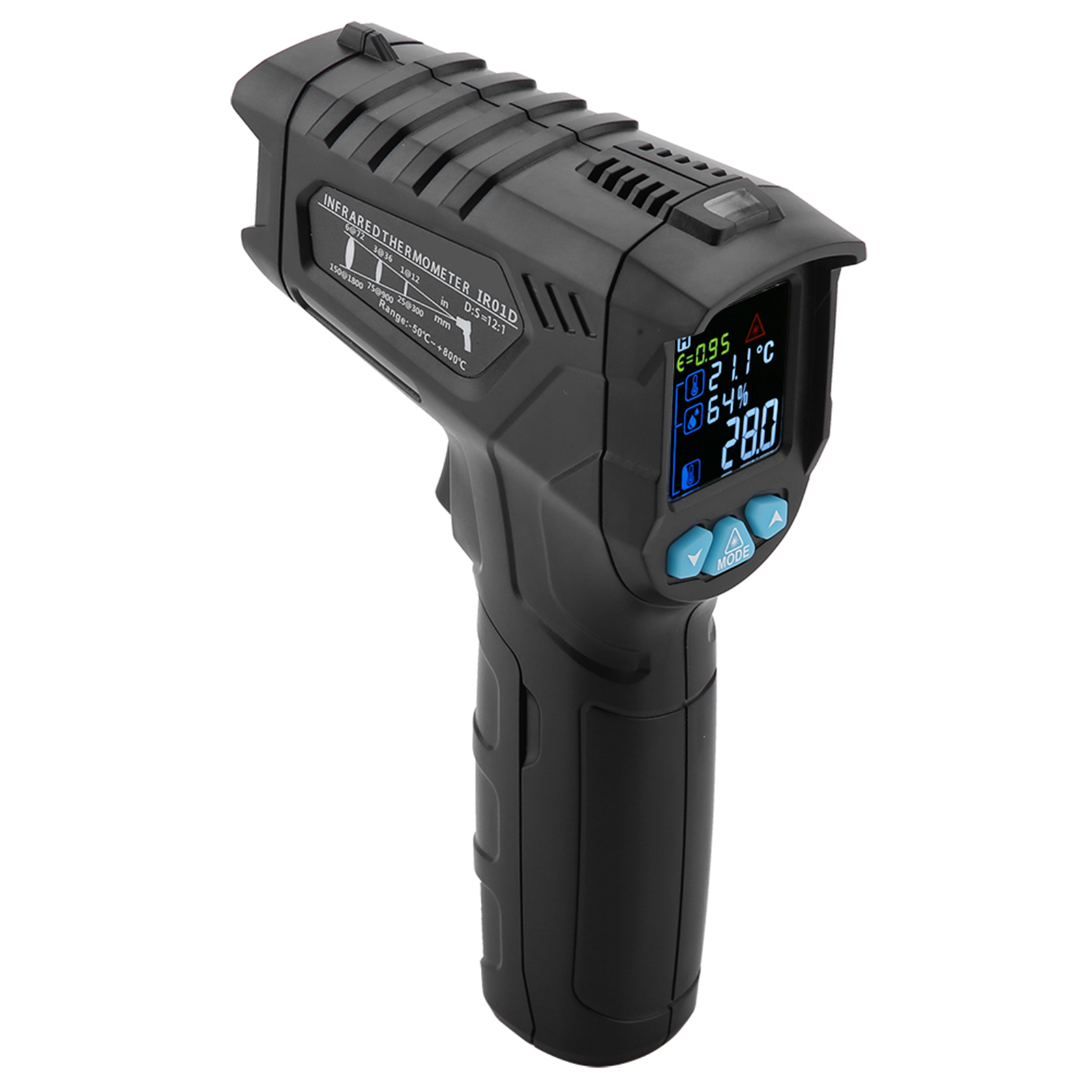 Mestek Ir01d Lcd-display Berührungsloses Digitales Infrarot-thermometer 50800℃