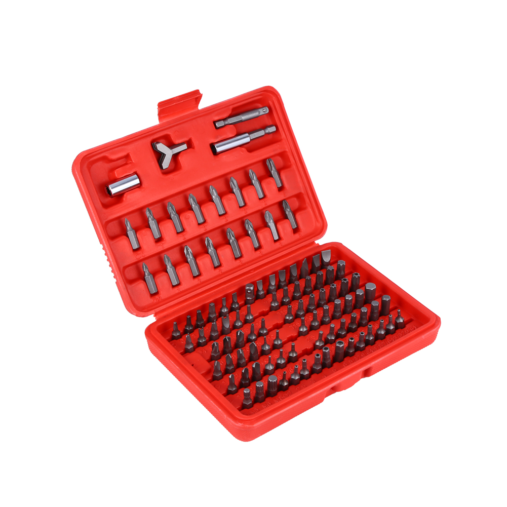100-teiliges Sortiment An Schraubendreherbits, Handwerkzeugen, Schraubendreherbits, Bohrmaschinen-set Mit Box