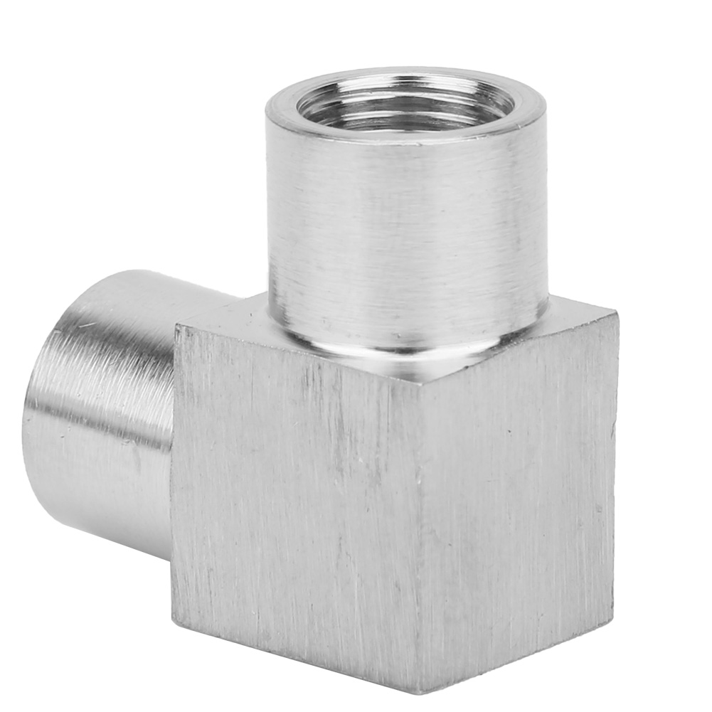 Bspp Doppel-innengewinde-winkelverbinder, Rechtwinkliger Rohrverbinder-adapter Für Wasser, Luft Und Öl, 1/8 Zoll