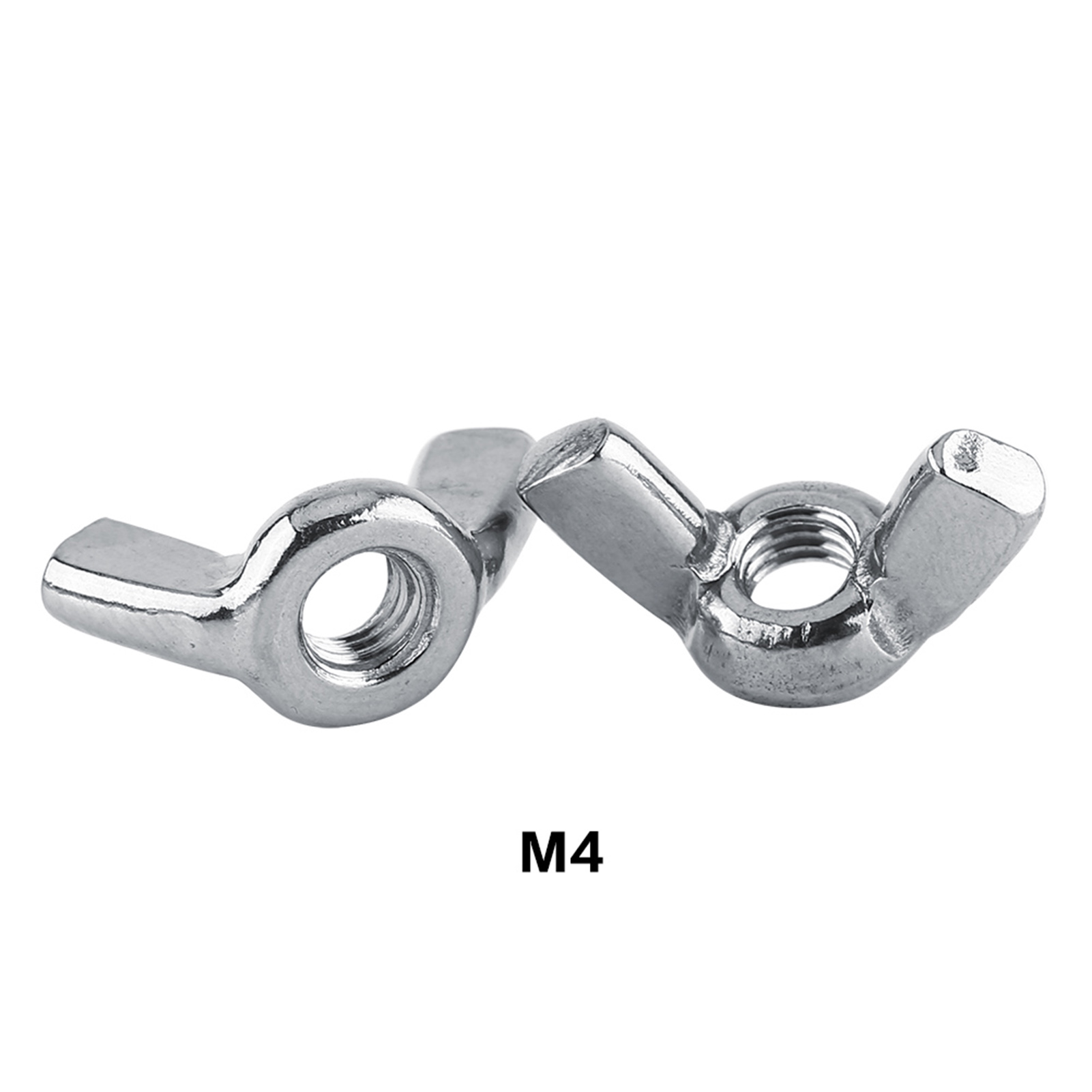 316 Din315 Edelstahl Flügelmutter, Schmetterlingsförmige Muttern, Befestigungselement (m4)