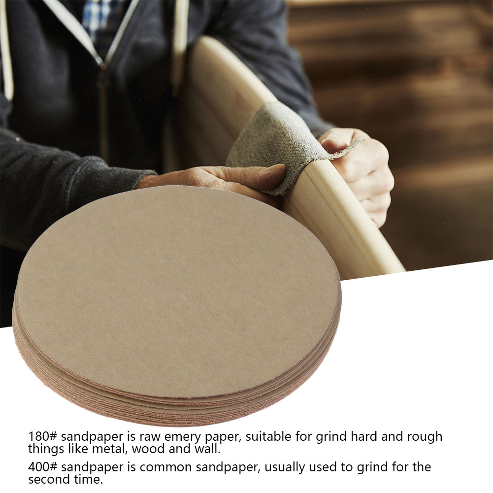 15 Stück 5 Zoll Rundschleifpapier 180 400 1500 5000 10000 Schleifpapier (10000)