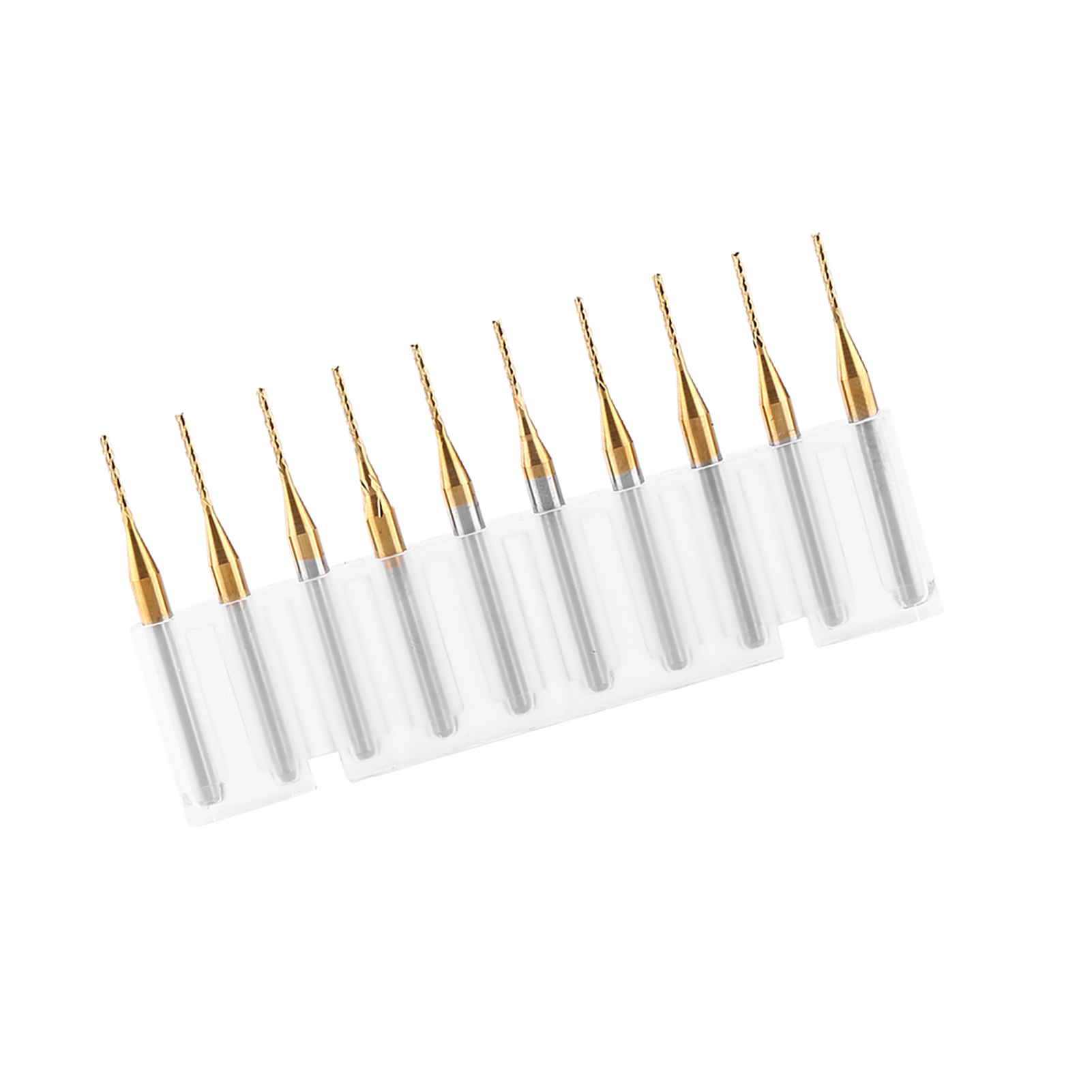 10 Stück Titanbeschichtete Hartmetall-schaftfräser, Gravierfräser, Fräser 3,175 Mm X 1 Mm