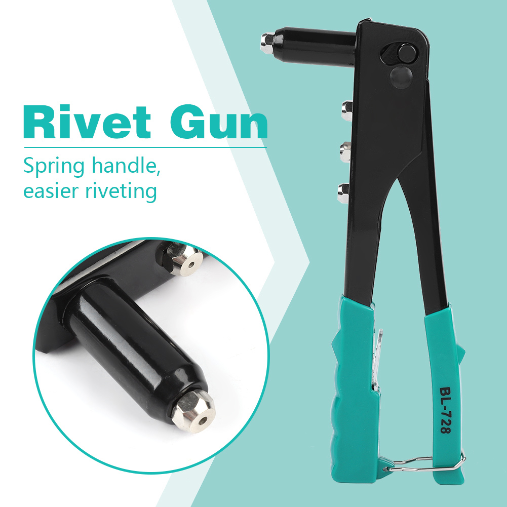 Professionelle Handnietpistole Für Blindnieten Mit 2,4 Mm, 3,2 Mm, 4,0 Mm Und 4,8 Mm Durchmesser