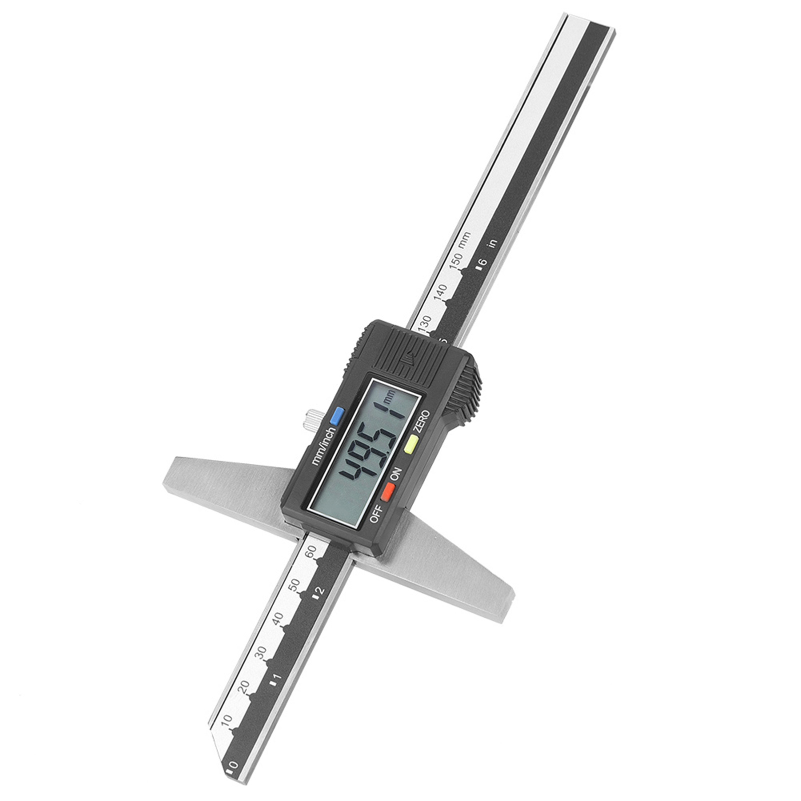 Hochpräziser Digitaler Tiefenmessschieber Aus Edelstahl, Messwerkzeug 0–150 Mm, 0,01 Mm