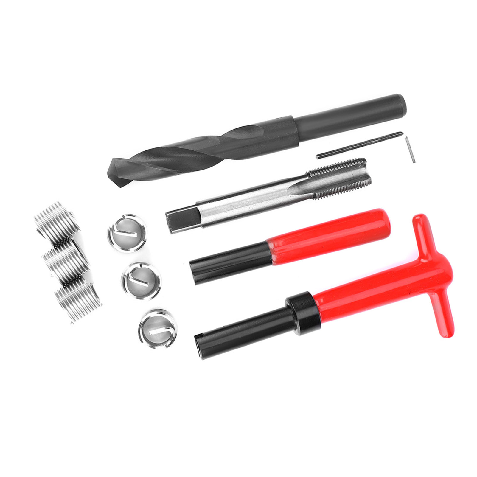 11-teiliges Gewindereparaturset Aus Edelstahl, Spiralbohrerschlüssel, Gewindebohrer-einsetzwerkzeug M16x1,5