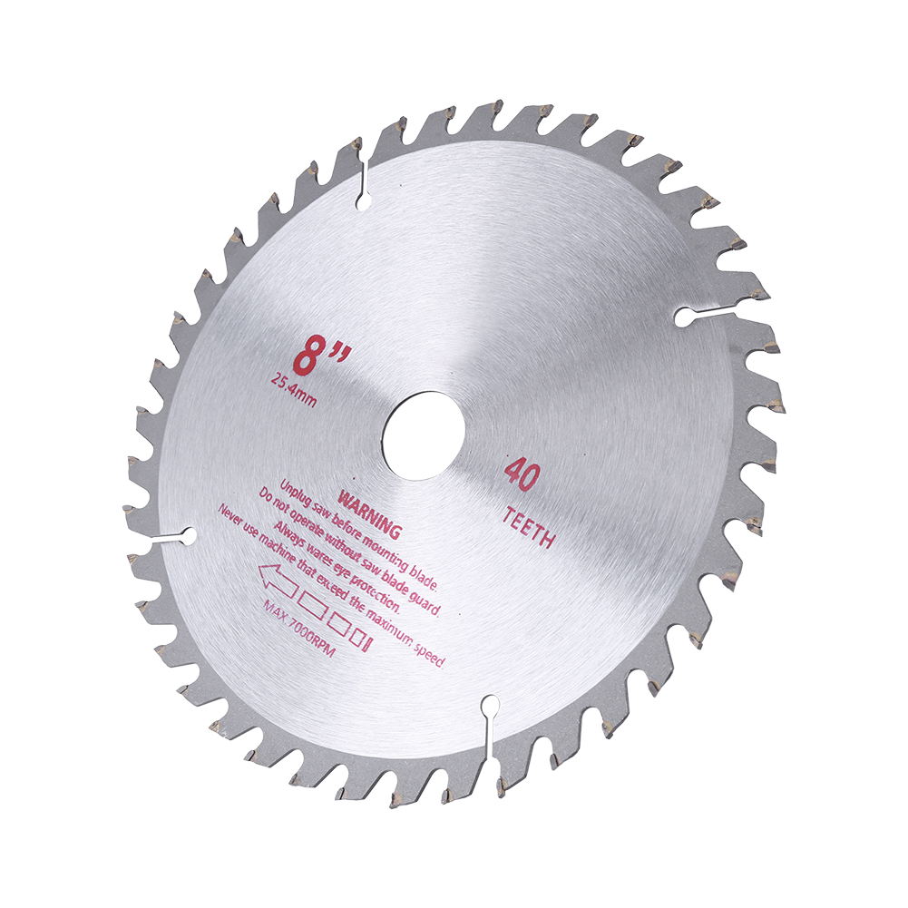 8 Zoll (20,3 Cm) Langes, 40 Zähne Umfassendes Hartmetall-kreissägeblatt Für Holzbearbeitung, Bohrungsdurchmesser 25,4 Mm