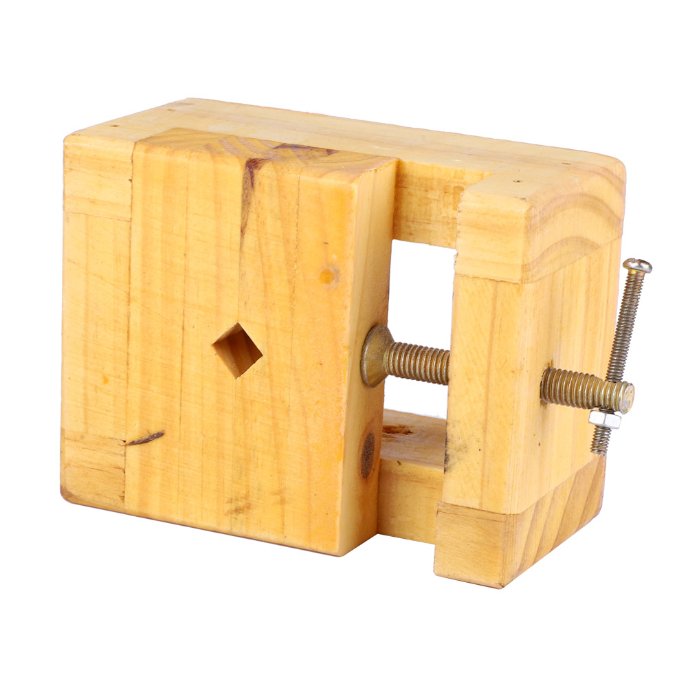 Mini-flachzange Aus Holz, Diy-tischschraubstock, Stempelklemme Für Holzbearbeitung Und Schnitzerei (groß)