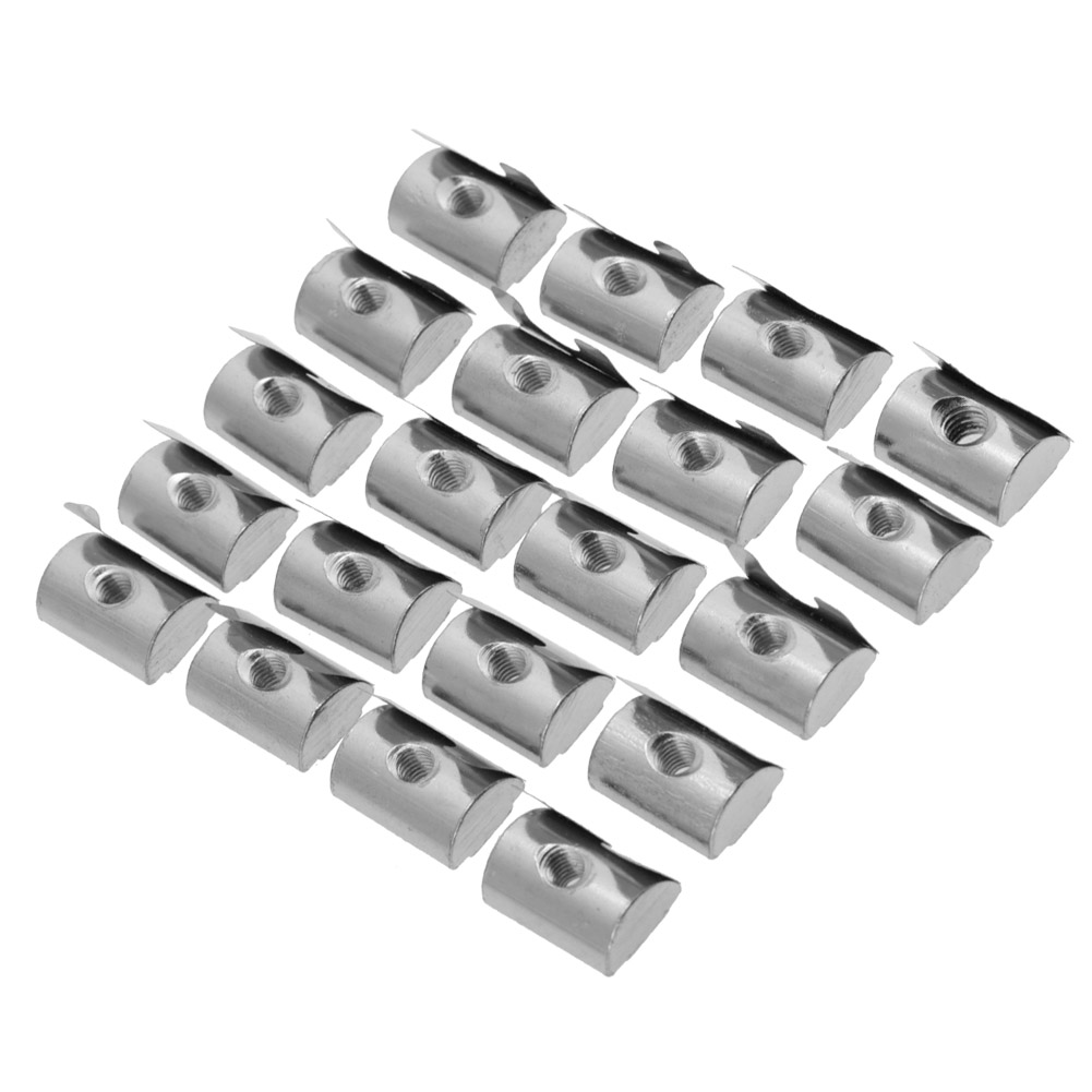 M8 Schrapnellmutter-block-elastikmutter Serie 40 Aluminiumprofil-zubehör (m8 20 Stück)