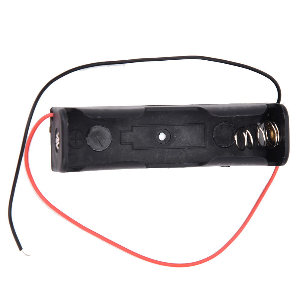 Kunststoff-batteriegehäuse Passend Für 18650 3,7v Batterie Aufbewahrungsgehäuse Mit Kabelanschluss (1 Batterie)