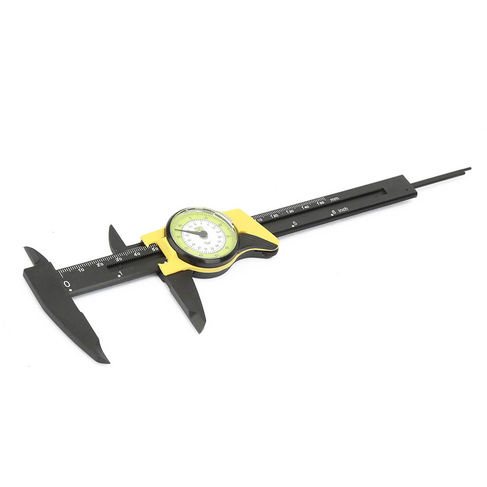 0-150 Mm Kunststoff-messschieber Mit Skala, Nonius, Lineal, Messgerät Für Dachdeckerarbeiten, Professionelles Messwerkzeug (gelb)
