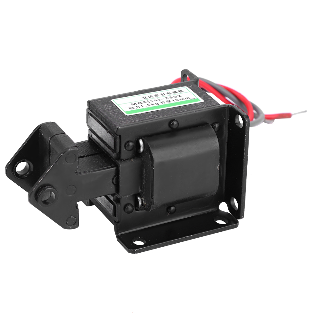 Hochwertiger Ac-zugmagnet Für Die Industrielle Automatisierung, 220 V Ac, 14,7 N, 15 Mm Hub, Mq8(sa)-2502