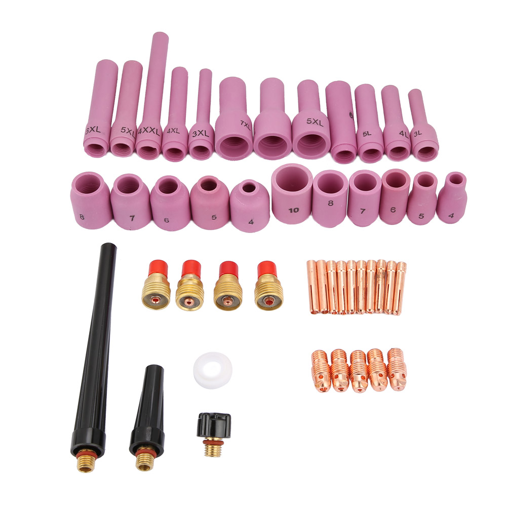 46-teiliges Set Verbrauchsmaterialien Und Zubehör Für Wp-9/20/25-wig-schweißbrenner