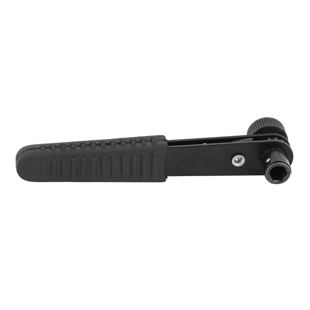 1/4" Schwarzer 90°-winkel-ratschenschlüssel Aus Stahl, Schraubendreher-hülsenschlüssel, Handwerkzeug
