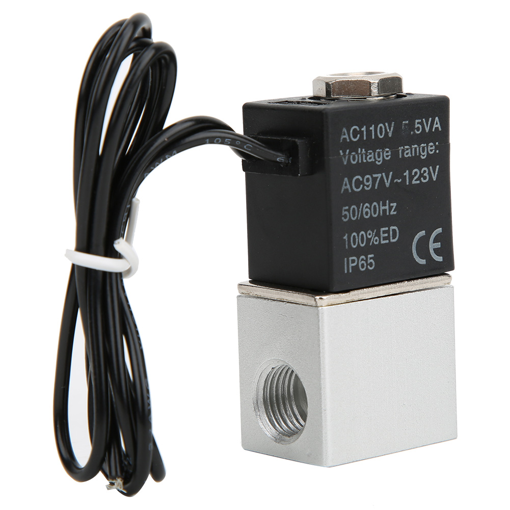 Schnell Ansprechendes Magnetventil Für Wasser, Luft Und Öl, 2-wege-ventil Aus Aluminiumlegierung Dc110vg1/4 Zoll