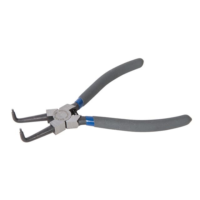 Abgewinkelte Sicherungsringzange 180 mm für Innenringe