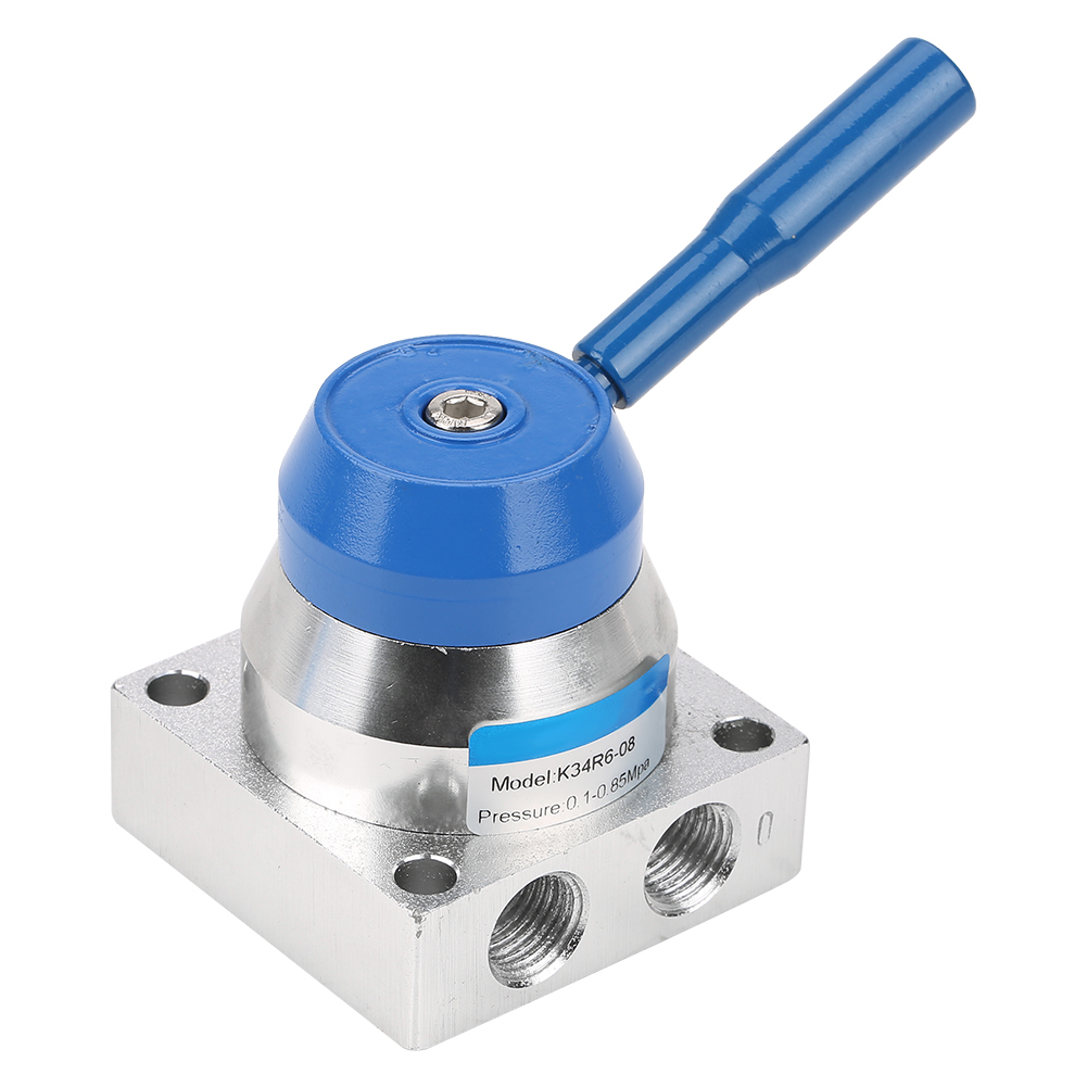G1/4"-gewinde, 3-positionen-4-wege-pneumatik-handhebelventil Aus Aluminiumlegierung