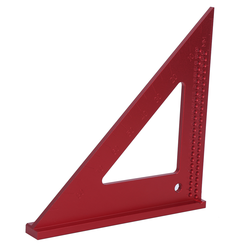 Anreißlehre Für Holzbearbeitung, 45/90 Grad, Dreieckiges Aluminiumlineal, Schreiner-markierungswerkzeug